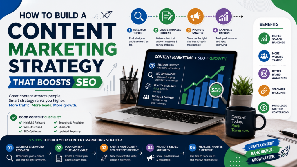 How to Build a Content Marketing Strategy That Boosts SEO