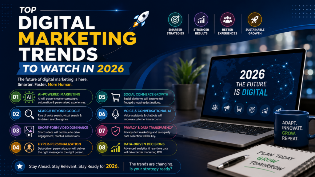Top Digital Marketing Trends to Watch in 2026