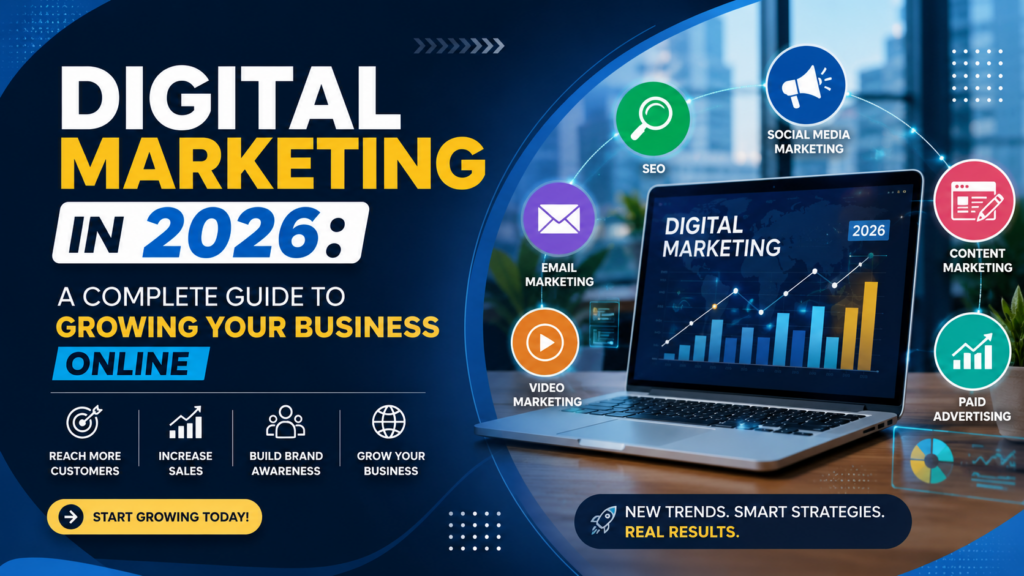Digital Marketing in 2026: A Complete Guide to Growing Your Business Online